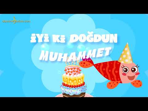 İyi ki Doğdun MUHAMMET - İsme Özel Kırmızı Balık Doğum Günü Şarkısı