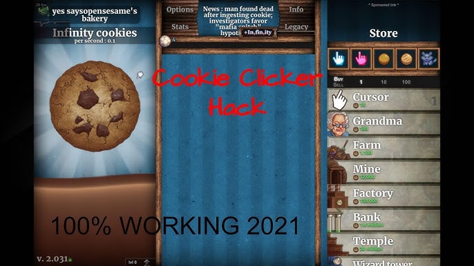 hacking cookie clicker 