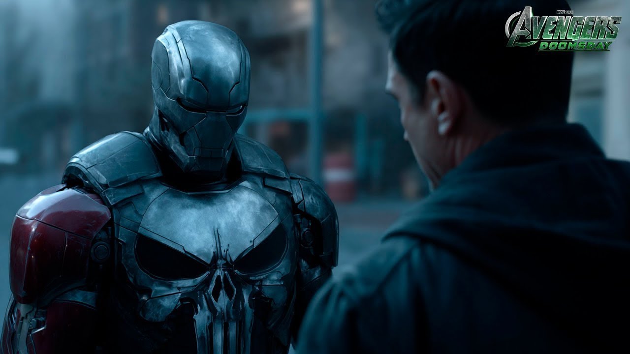 Punisher becomes War Machine and joins the new Avengers to stop Doom Stark