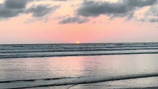 Sunset at sea