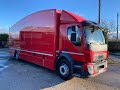 Volvo FL250 Day cab box van