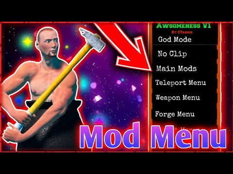 INSANE!, New APK Mod Menu, Getting Over It, Awesome Cheat Menu