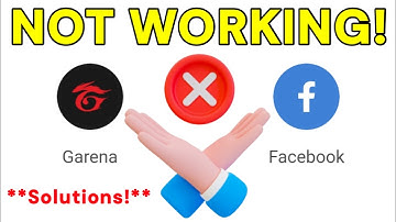 UNABLE TO LINK FB TO GARENA IN CALL OF DUTY MOBILE