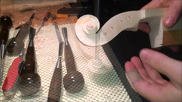 Carving the Violin Scroll: Part II