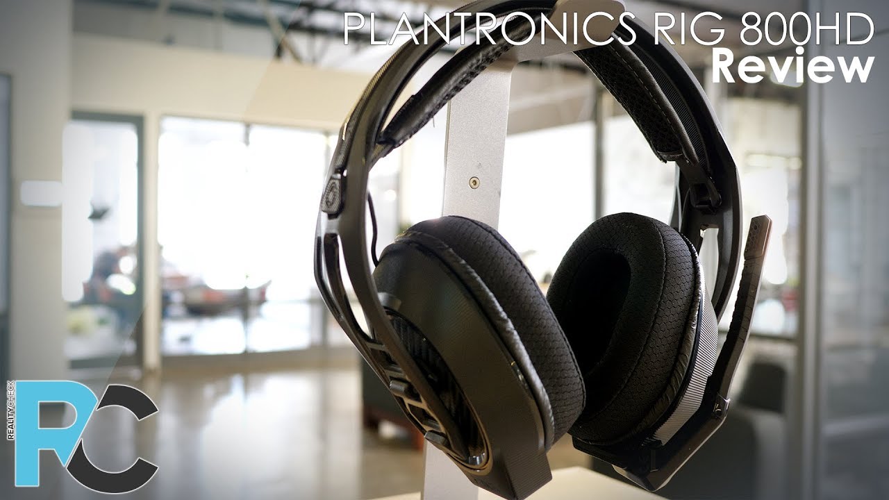 Volwassen manager Verandering We experience the Plantronics RIG 800HD - YouTube