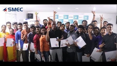 SMEC Instrumentation certification ceremony