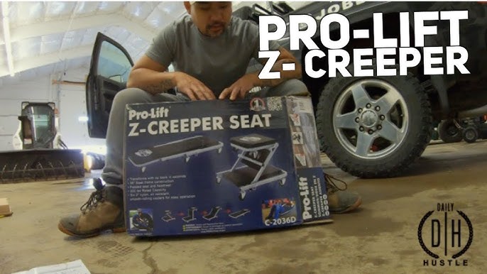 Fold Away Creeper Pro lift Mat For Mechanics 