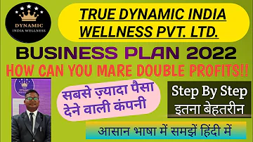 TRUE DYNAMIC INDIA WELLNESS PVT. LTD.       👌PLAN                                   ☎️Con.7081706673