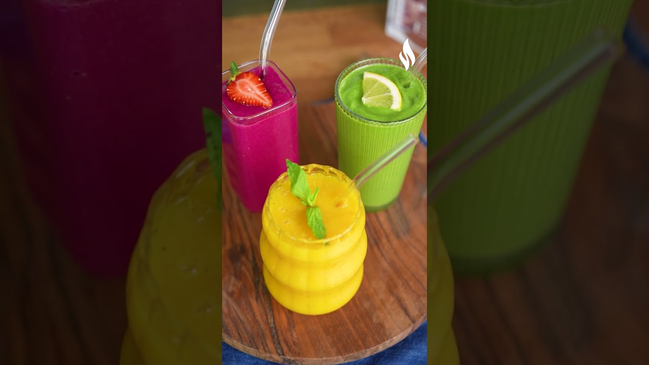 3 Smoothie Tarifi 🤩🍹Nefis Yemek Tarifleri #shorts #nefisyemektarifleri