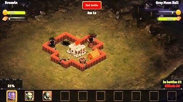 Throne Rush Gameplay Walkthrough - Gray Moon Hall for Android/IOS