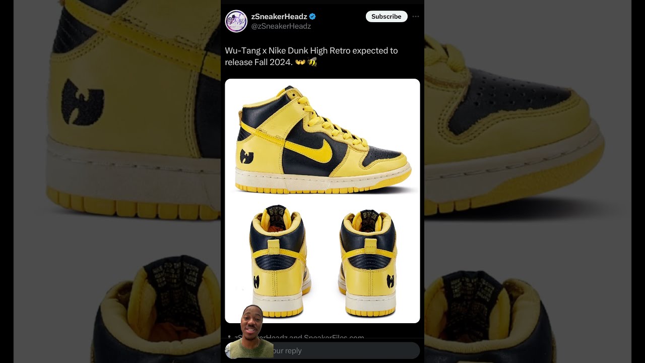 A Return of the Wu Tang Nike Dunk High?!? #wutang #nike