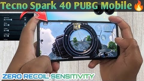 Tecno Spark 40 ki PUBG Mobile Sensitivity Setting 🔥 Tecno Spark 40 PUBG Mobile Sensitivity🔥 0 Recoil