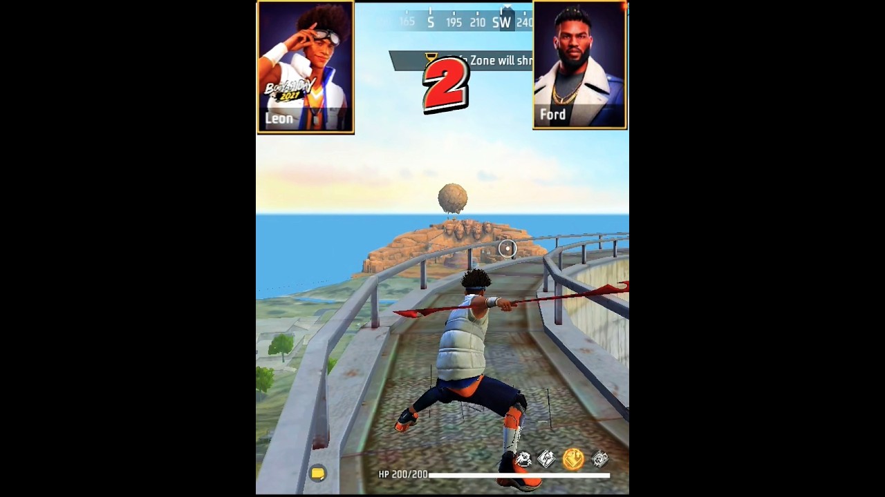 Free fire Leon vs Ford👿Character Ability Test🤟 