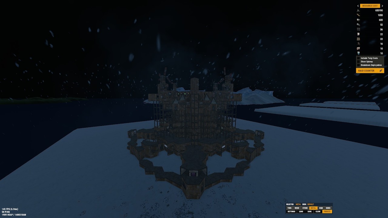 Monkey Core Rust 5x5 BASE RUST. Monkey core + mini china wall + anti siege + starter ...