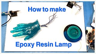 RESIN ART | Flourescent Epoxy Resin Lamp | Touch