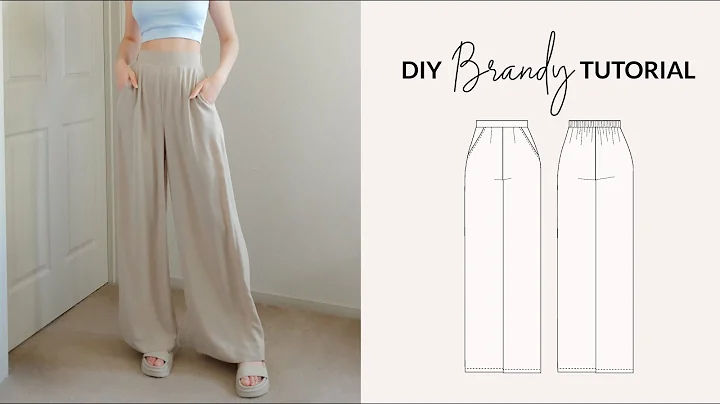 DIY Wide Leg Pants Tutorial + Sewing Pattern