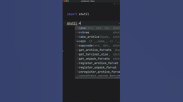 shutil Module You Should Know About IN Python #coding #python