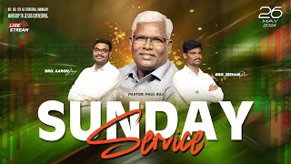 Sunday Service  I 26 -05 -2024 #Wjcathedral #nannilam/ #sundayservice #thiruvarurchurch #thiruvarur