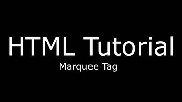 HTML Marquee tag with change height width color direction