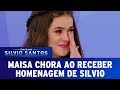 Maisa chora com homenagem de Silvio Santos