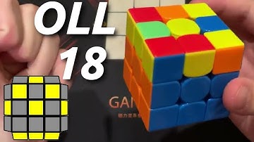 Big Brain And Easy OLL 18 Algorithm!
