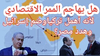 هل يُهاجم الممر الاقتصادي لأنه أهمل تركيا وضم إسرائيل وهدد مصر؟