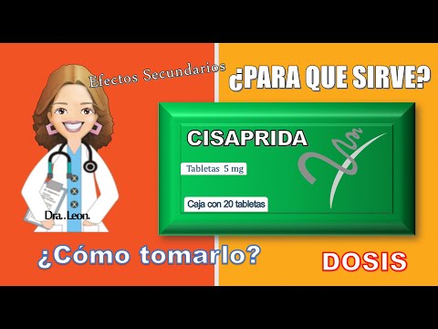 CISAPRIDA para que sirve ADIOS AL REFLUJO -PIROSIS dosis, cómo tomarla,.💊💊 con la  DOCTORA LEON.