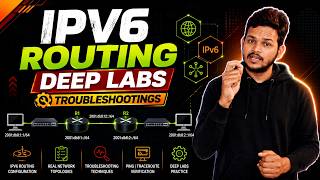 How to Enable IPv6 Unicast Routing & Static Routing On multiple Router | Troubleshooting Guide 👍