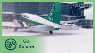 Stressing over DC3 check flights | Ice Pilots NWT S06E04 | Go Xplorer