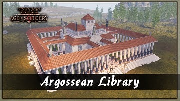 HOW TO BUILD A ARGOSSEAN LIBRARY [SPEED BUILD] - CONAN EXILES
