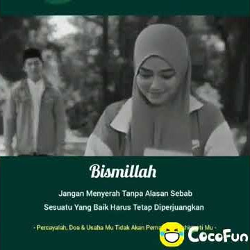 Semua yang diawali dengan bismillah gak akan mundur ditengah tengah