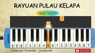 not pianika rayuan pulau kelapa - latihan pianika lambat