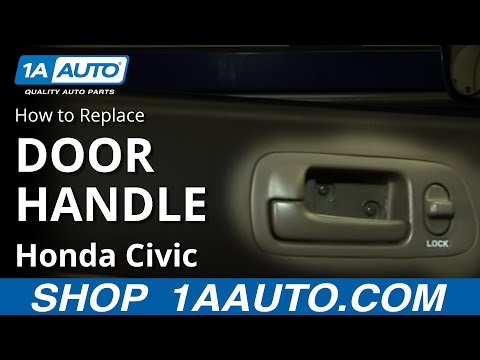 How to Install Remove Inside Door Handle 2001-05 Honda Civic How to Install Remove Inside Door Handle 2001-05 Honda Civic