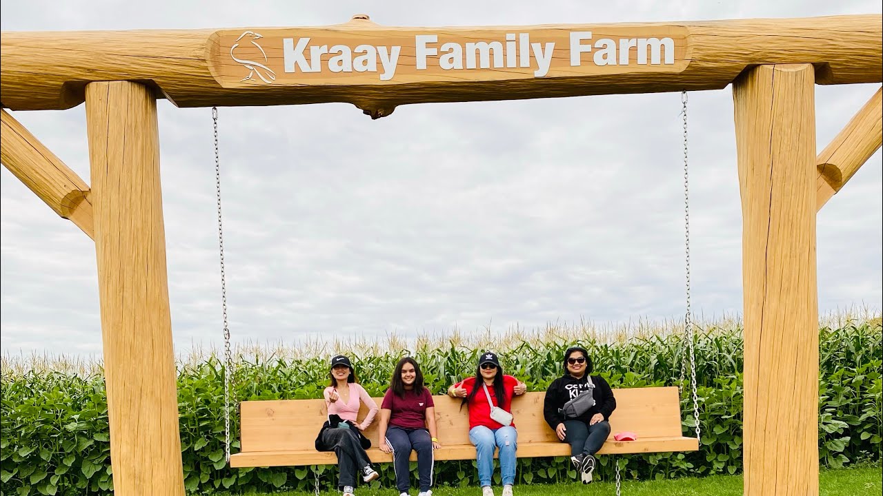 CORN MAZE ADVENTURE at KRAAY FAMILY FARM ( ALBERTA CANADA ) faye neudorf ️ YouTube