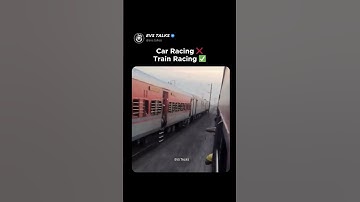 Car Racing ❌ Train Racing ✅ | When 2 Trains Race Side by Side 🚆🚆🔥