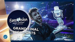 Highlights of the Grand Final of the 2019 Eurovision Song Contest - eurovision 2019 order of songs