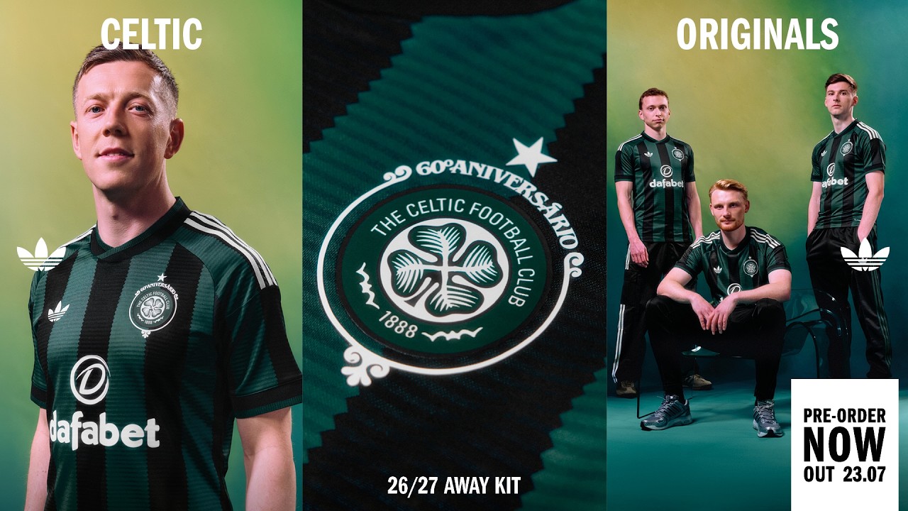 ⚫️🟢 Introducing the brand new #CelticFC x adidas Away Kit