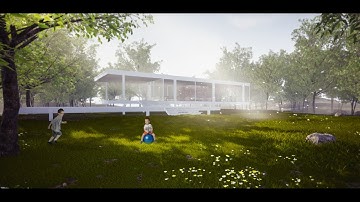 Speed level Archviz : Farnsworth house Sketchup to Unreal Engine 4