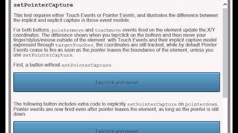 Implicit and explicit pointer/touch capture