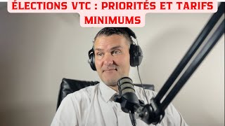 Élections VTC : Priorités et Tarifs Minimums