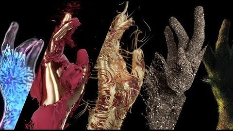 Tyflow hand simulation