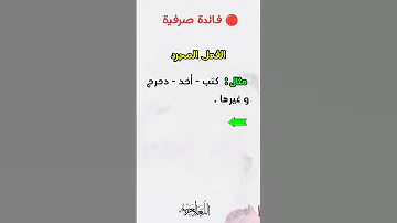الفعل المجرد و الفعل المزيد اللغة العربية تعلم يوتيوب شورتس اكسبلور 