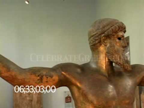 0391 Bronze statue of the Greek god Zeus or Poseidon (Jupiter/Neptune)