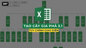 File Excel tạo cây Gia phả 3.1 (Vẽ phả đồ)