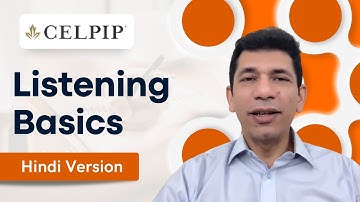 CELPIP | Listening Basics | Hindi Version | www.webberz.in