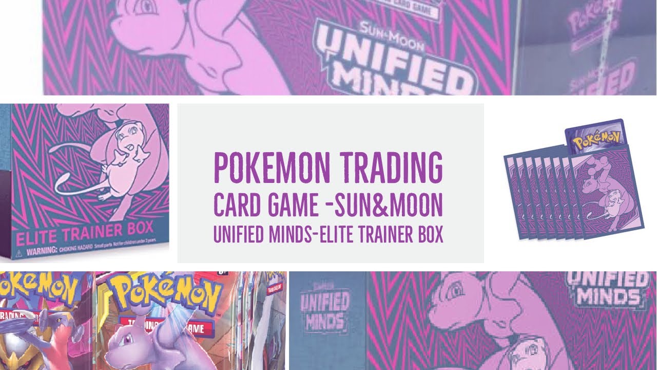 Pokemon Trading card game sun&moon unified mindselite trainer box