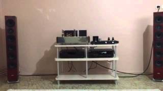 DarkCloud Audio 845 & 211 Single Ended Amplifier and GamuT Phi 7