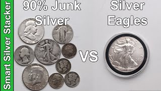 American Silver Eagles vs 90% Junk Silver - Which Coin To Stack In 2022?