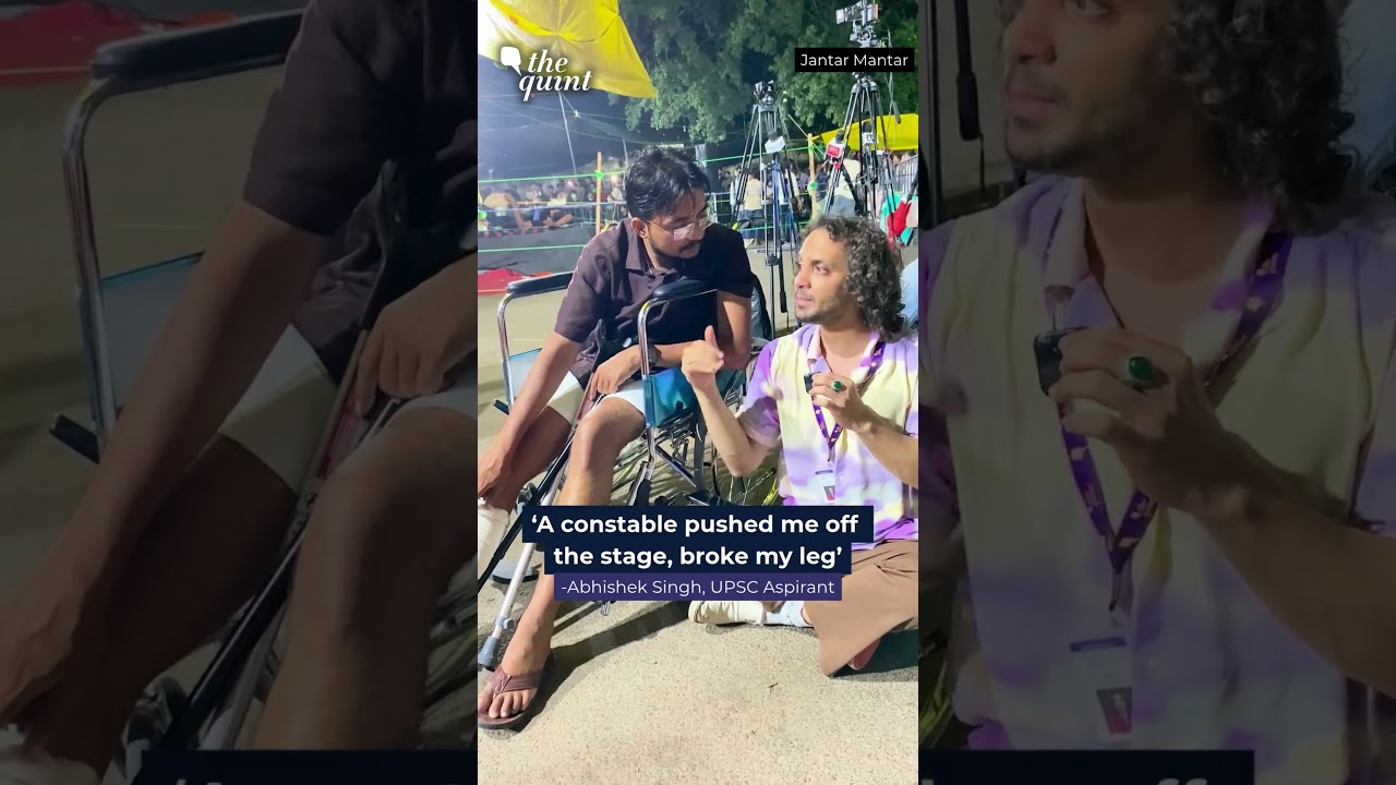 'You Can Break My Leg, But You Cannot Break My Will': CJP Volunteer Pushed Off The Stage | The Quint