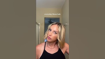 Everyday blunt bob #hairstyle #bobhaircut #bobhairstyle #bluntbob #blondehair